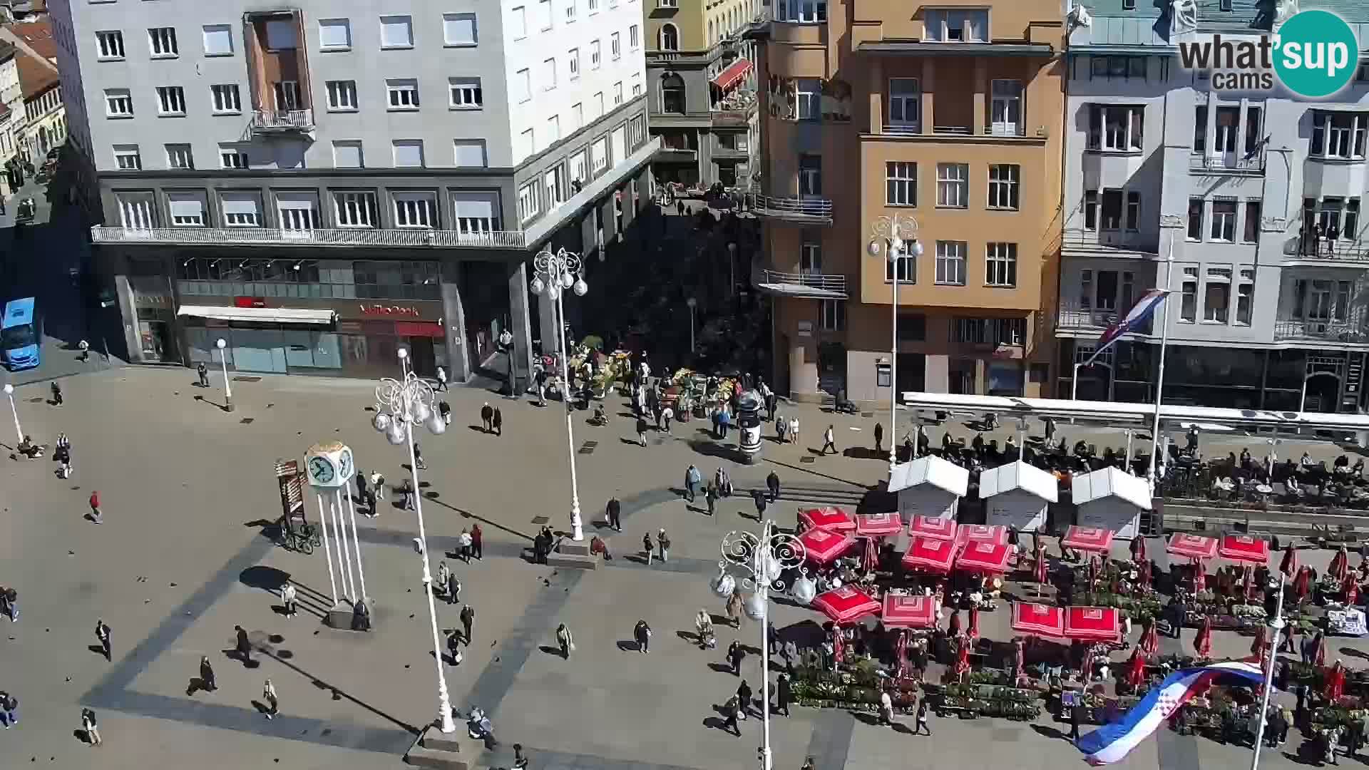 LIVE Webcam Zagreb Hotel Dubrovnik | Ban Jelačić square