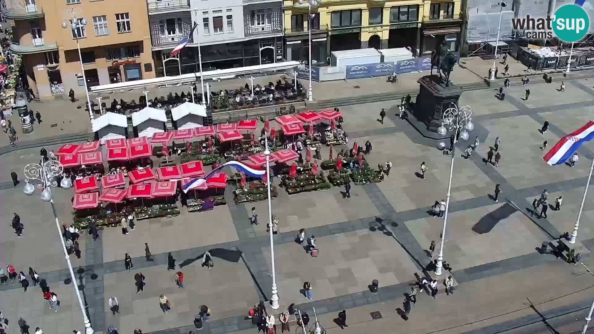 LIVE Webcam Zagreb Hotel Dubrovnik | Ban Jelačić square