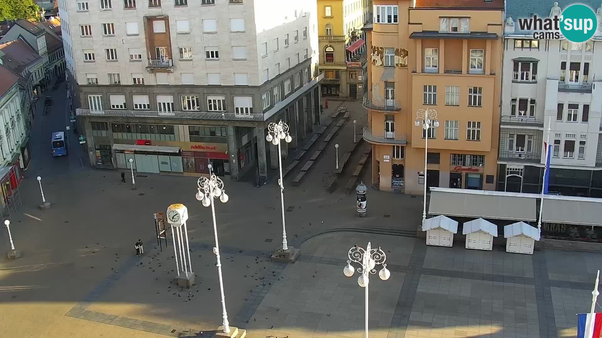 LIVE Webcam Zagreb Hotel Dubrovnik | Ban Jelačić square