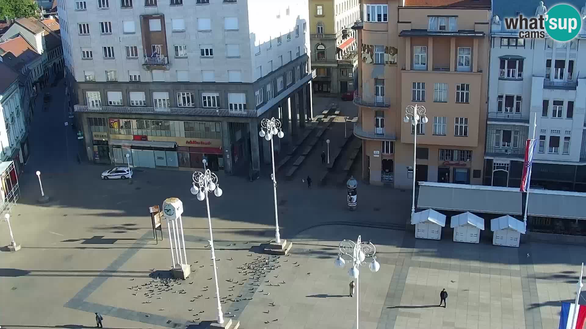 LIVE Webcam Zagreb Hotel Dubrovnik | Ban Jelačić square
