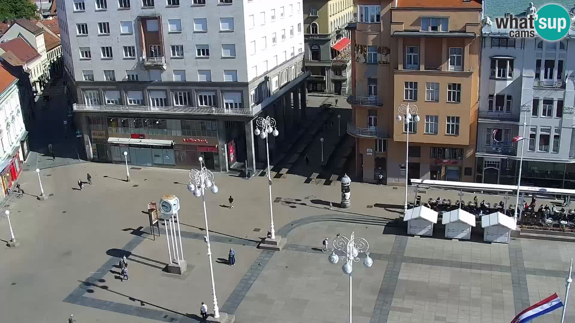Piazza Ban Jelačić livecam Zagreb – Hotel Dubrovnik