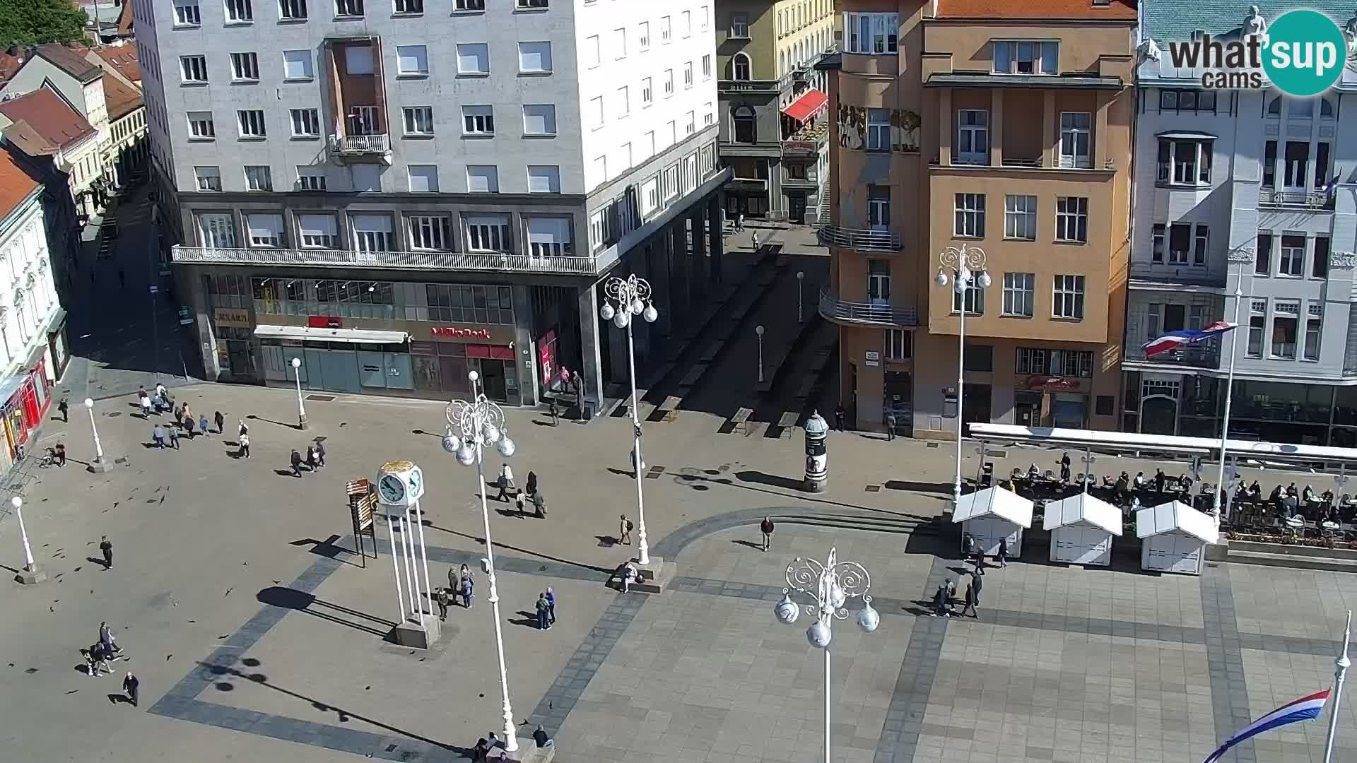 Trg Bana Jelačića web kamera Zagreb – Hotel Dubrovnik
