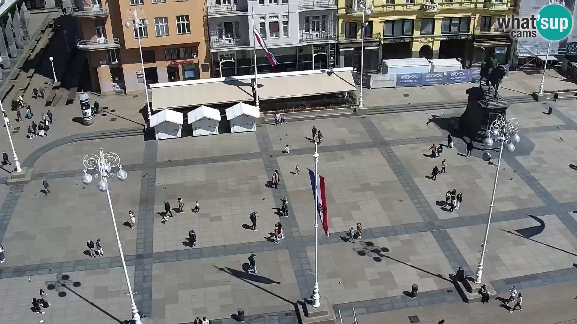 Plaza Ban Jelačić camera en vivo Zagreb – Hotel Dubrovnik