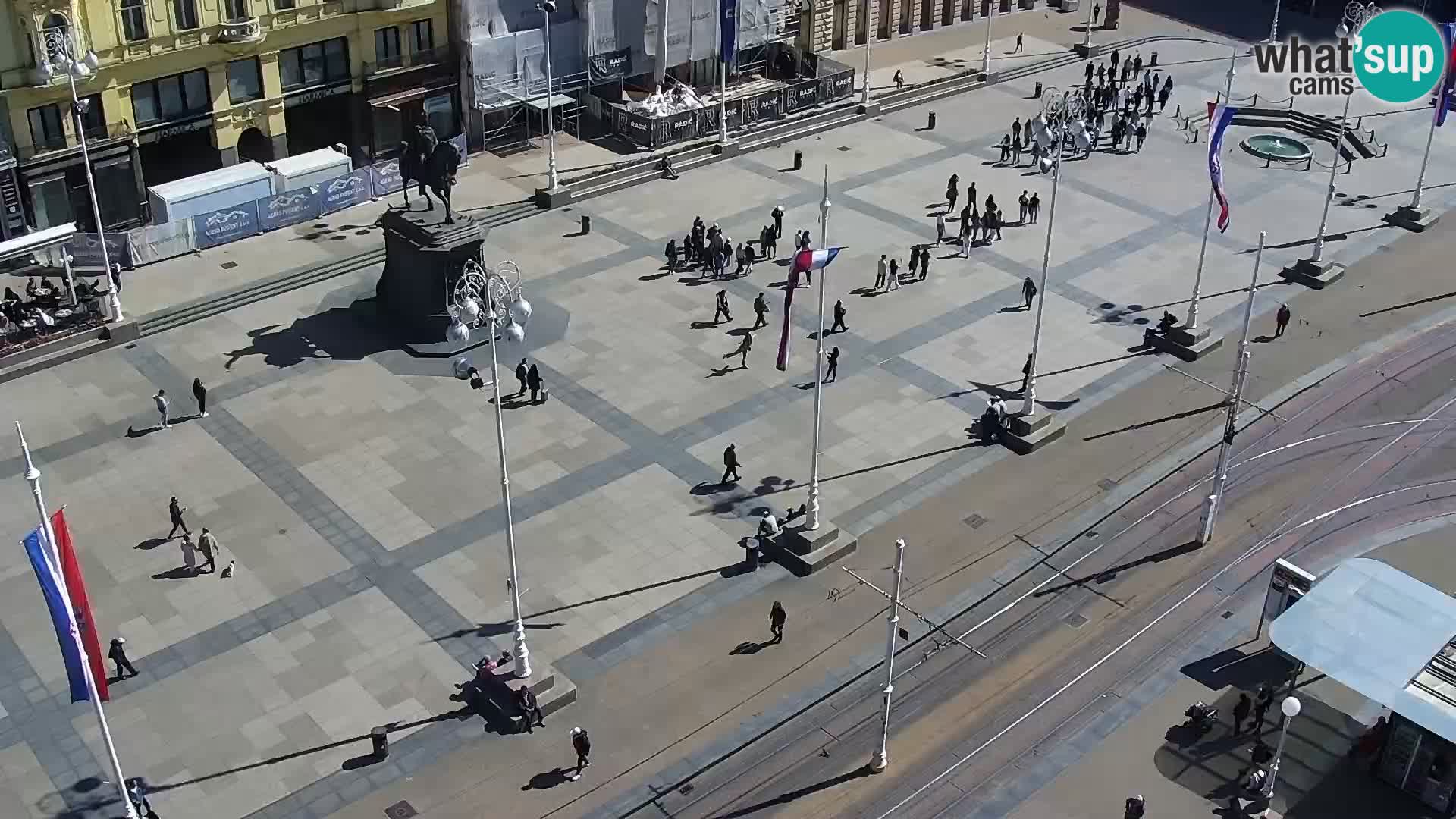 LIVE Webcam Zagreb Hotel Dubrovnik | Ban Jelačić square