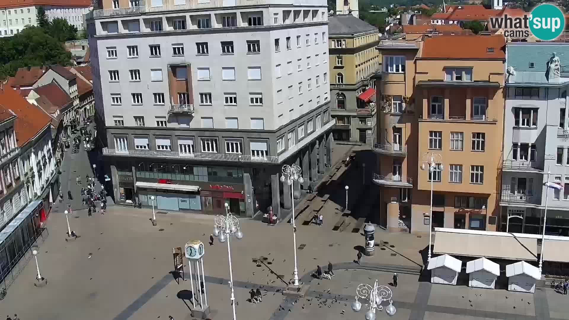 Plaza Ban Jelačić camera en vivo Zagreb – Hotel Dubrovnik