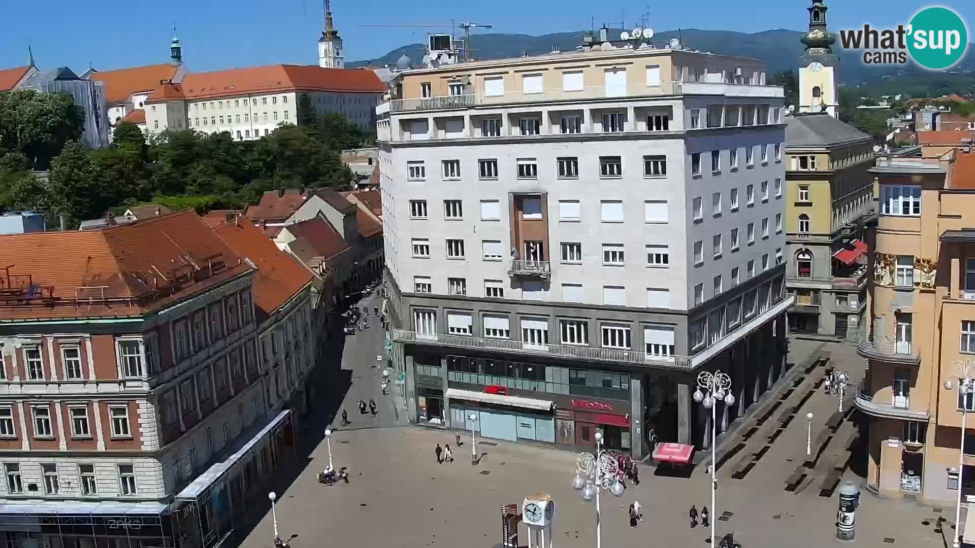Ban Jelačić live cam Zagreb – Hotel Dubrovnik