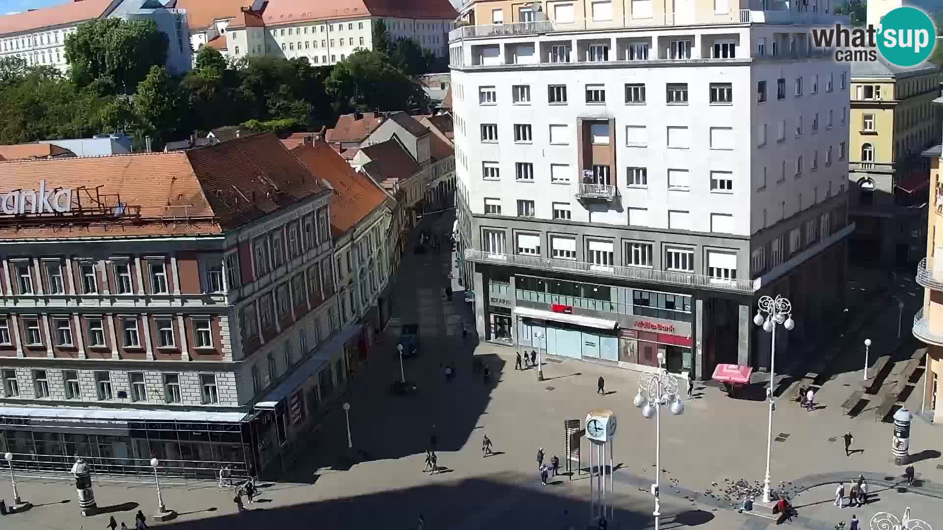 Piazza Ban Jelačić livecam Zagreb – Hotel Dubrovnik