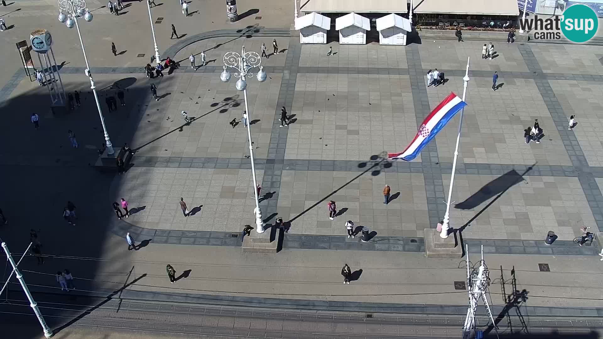 Plaza Ban Jelačić camera en vivo Zagreb – Hotel Dubrovnik