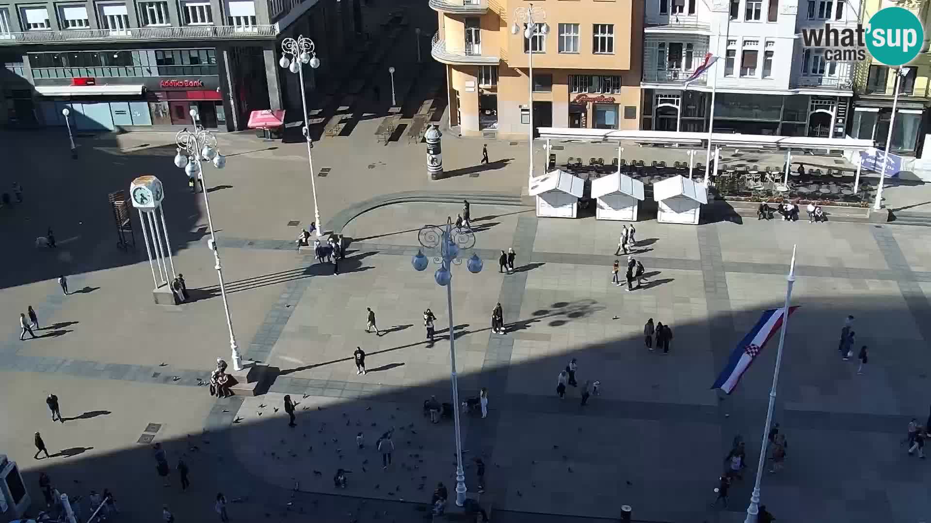 Plaza Ban Jelačić camera en vivo Zagreb – Hotel Dubrovnik
