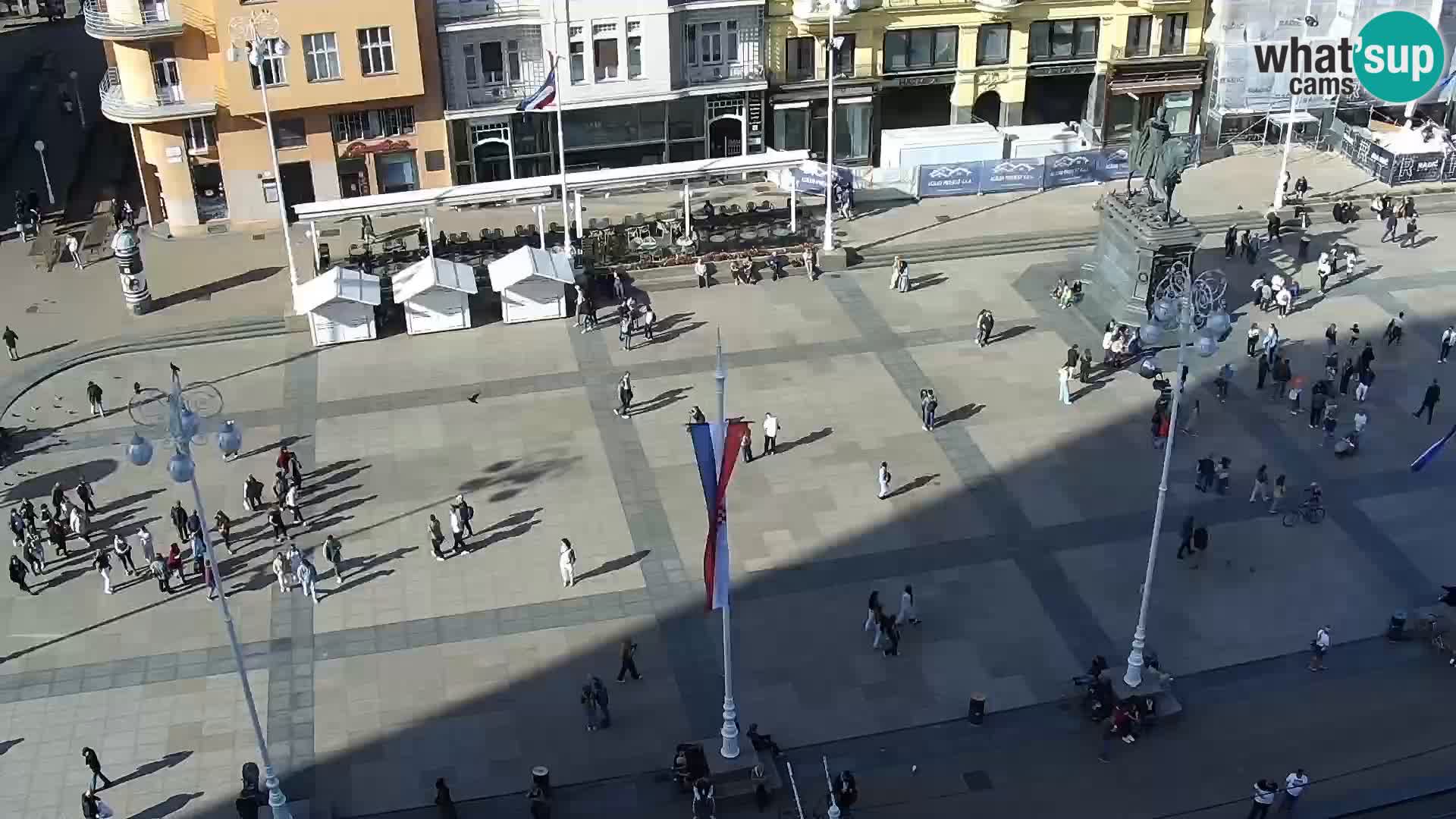 Plaza Ban Jelačić camera en vivo Zagreb – Hotel Dubrovnik