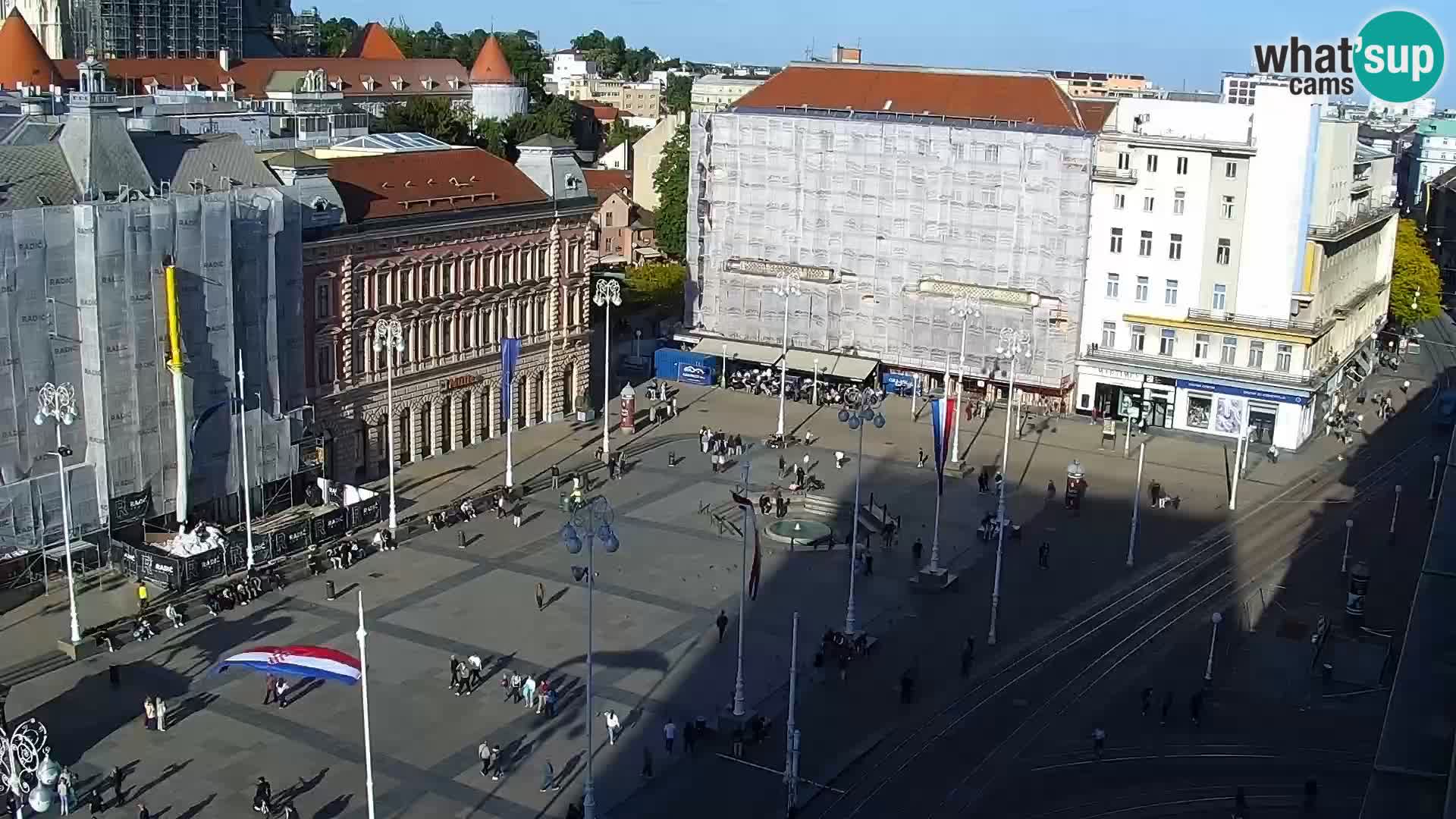 Ban Jelačić live cam Zagreb – Hotel Dubrovnik
