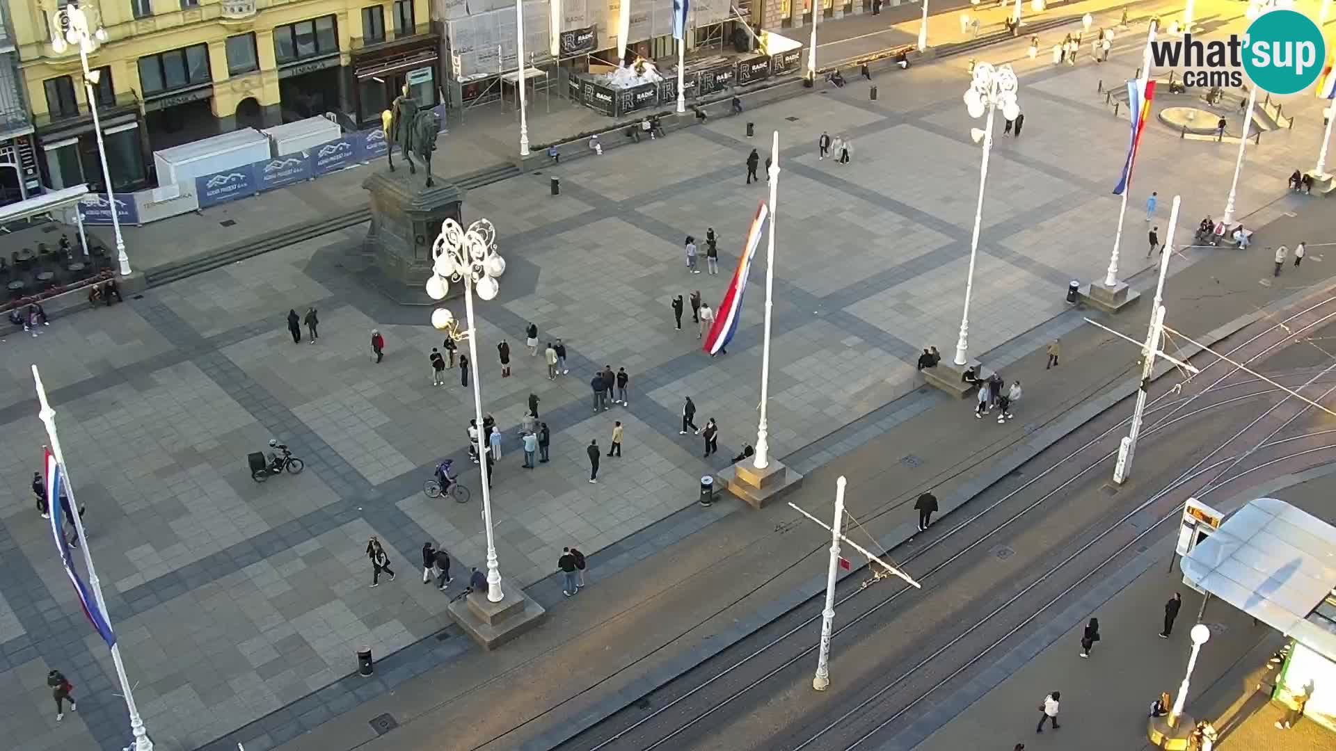 Ban Jelačić Platz  Live webcam Zagreb – Hotel Dubrovnik