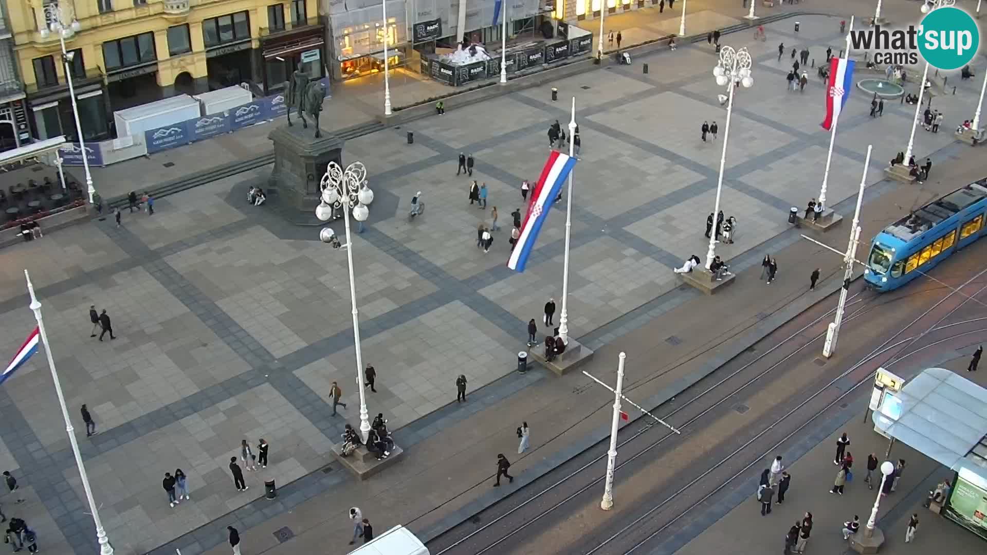 LIVE Webcam Zagreb Hotel Dubrovnik | Ban Jelačić square