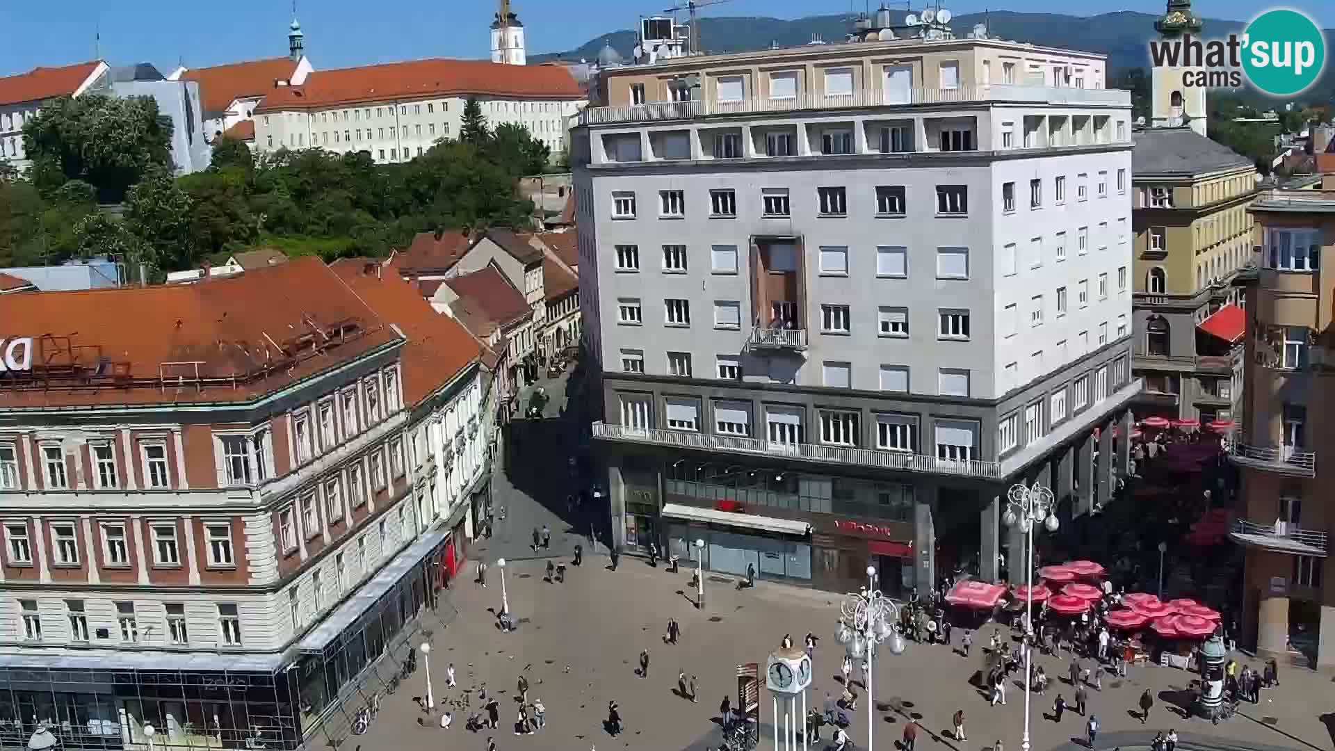 LIVE Webcam Zagreb Hotel Dubrovnik | Ban Jelačić square