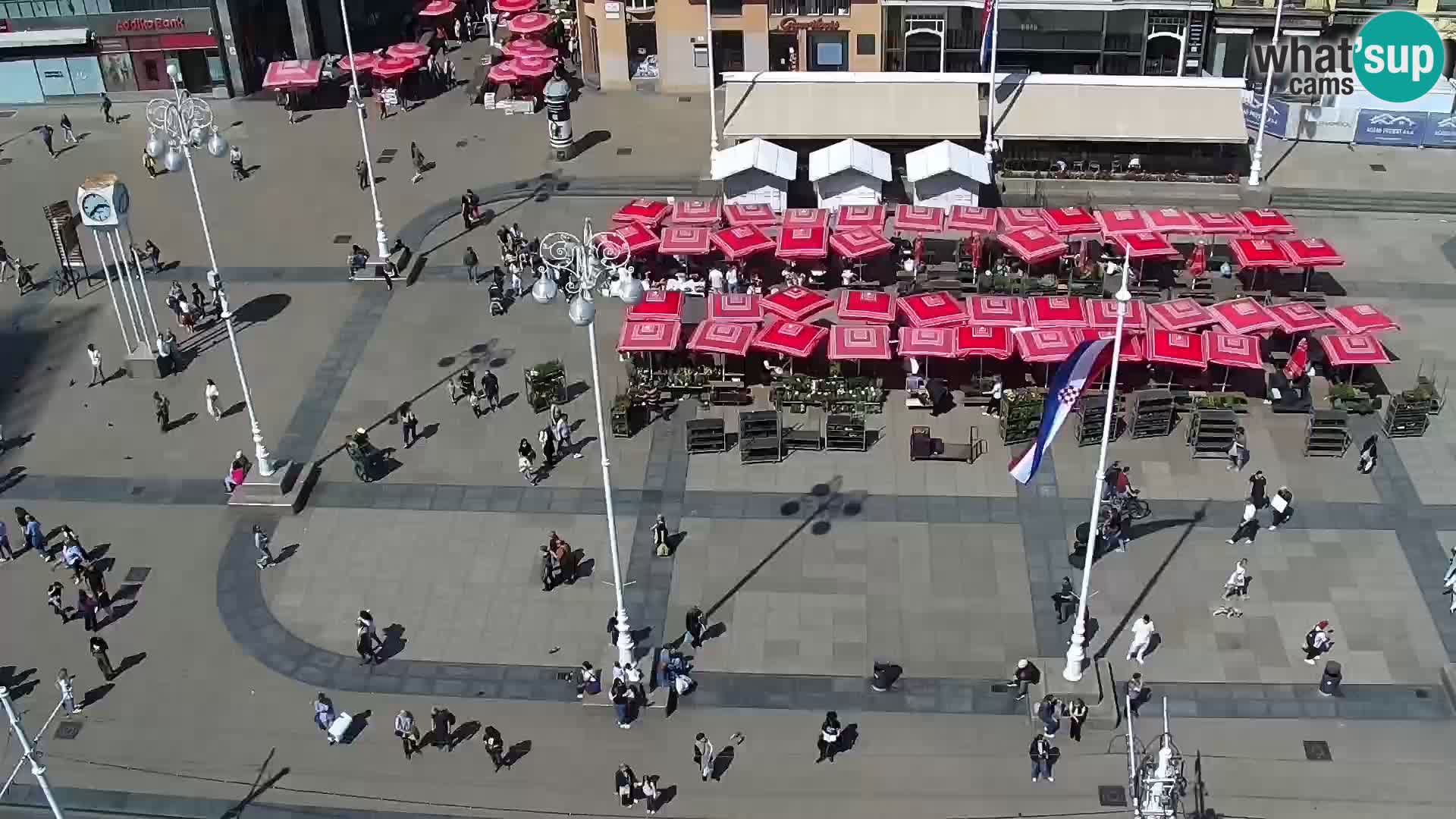 Plaza Ban Jelačić camera en vivo Zagreb – Hotel Dubrovnik