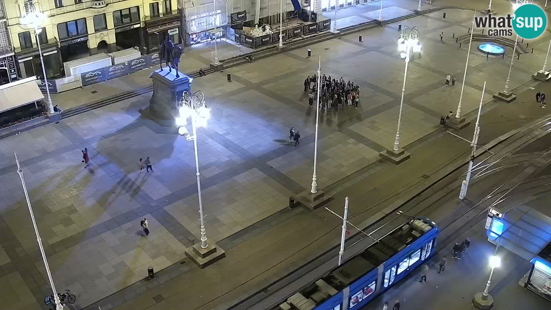 Plaza Ban Jelačić camera en vivo Zagreb – Hotel Dubrovnik