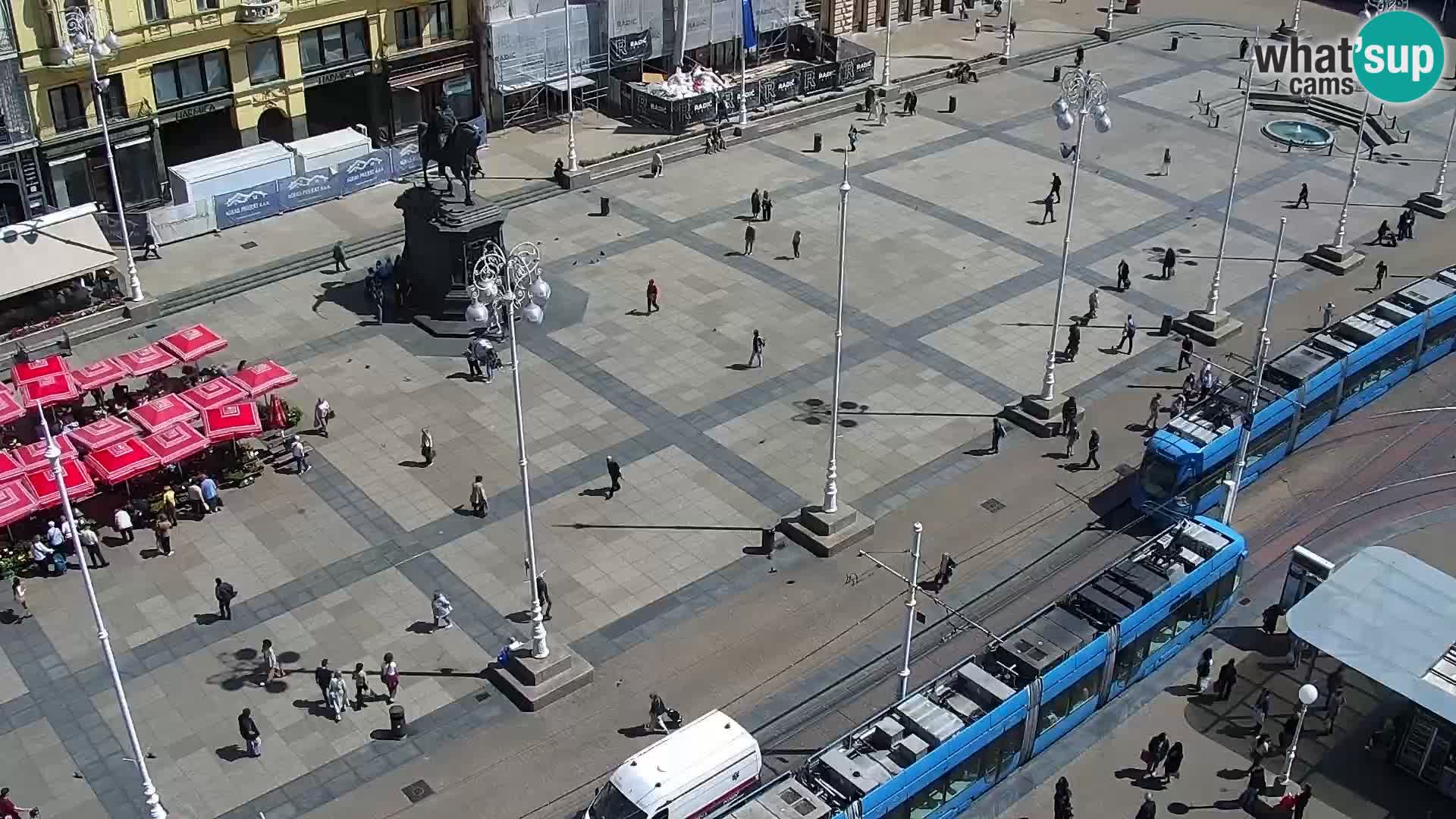 Plaza Ban Jelačić camera en vivo Zagreb – Hotel Dubrovnik