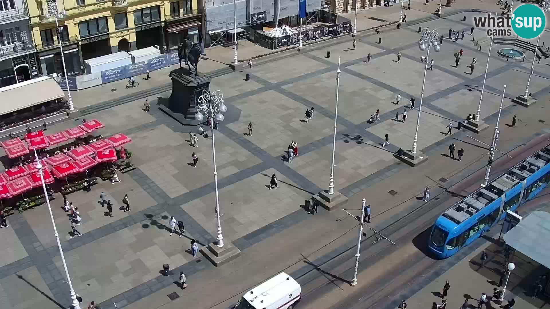 Plaza Ban Jelačić camera en vivo Zagreb – Hotel Dubrovnik