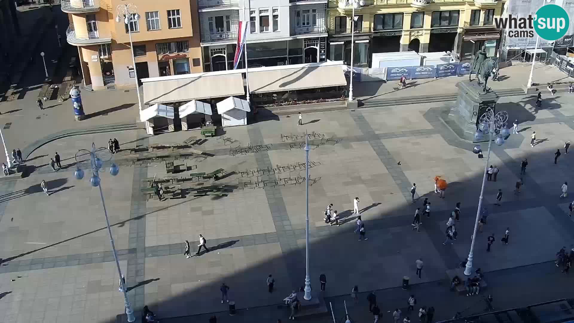 Ban Jelačić Platz  Live webcam Zagreb – Hotel Dubrovnik