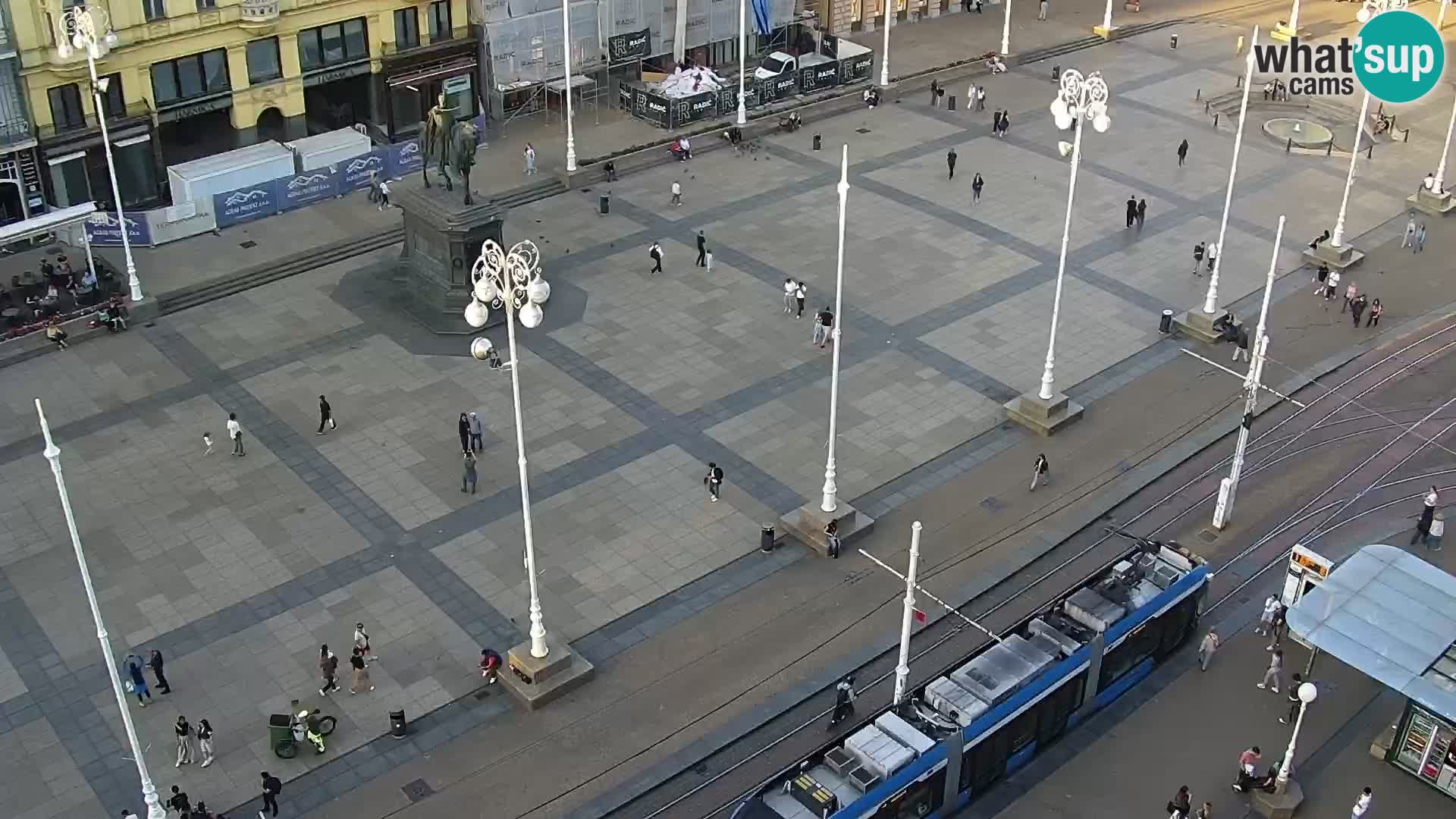 LIVE Webcam Zagreb Hotel Dubrovnik | Ban Jelačić square