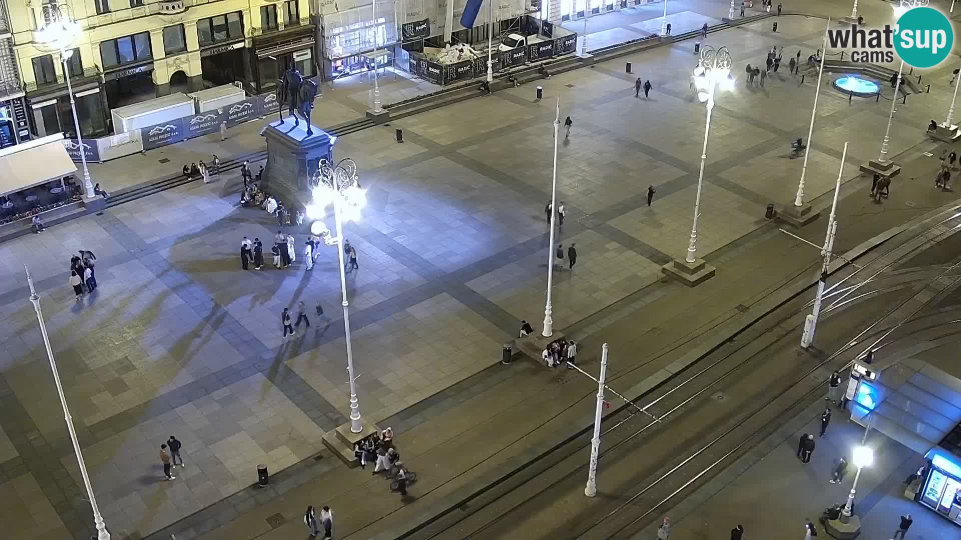 LIVE Webcam Zagreb Hotel Dubrovnik | Ban Jelačić square