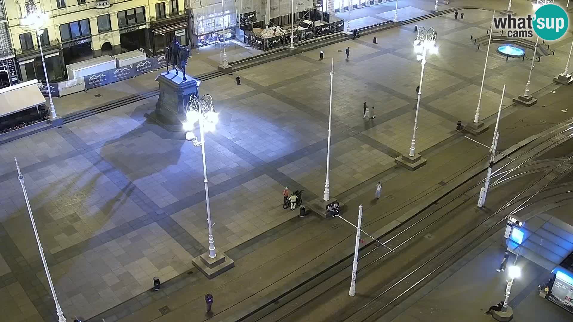 Plaza Ban Jelačić camera en vivo Zagreb – Hotel Dubrovnik