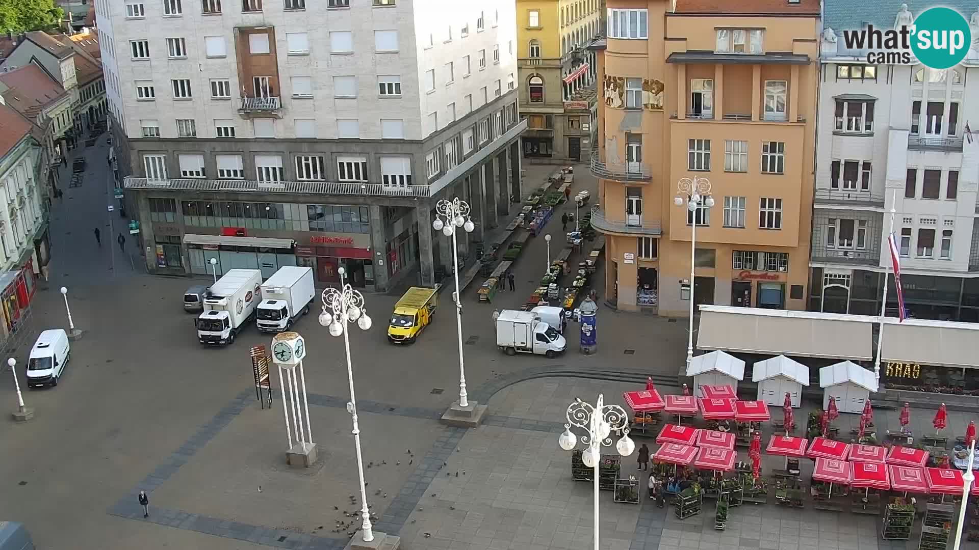 Plaza Ban Jelačić camera en vivo Zagreb – Hotel Dubrovnik