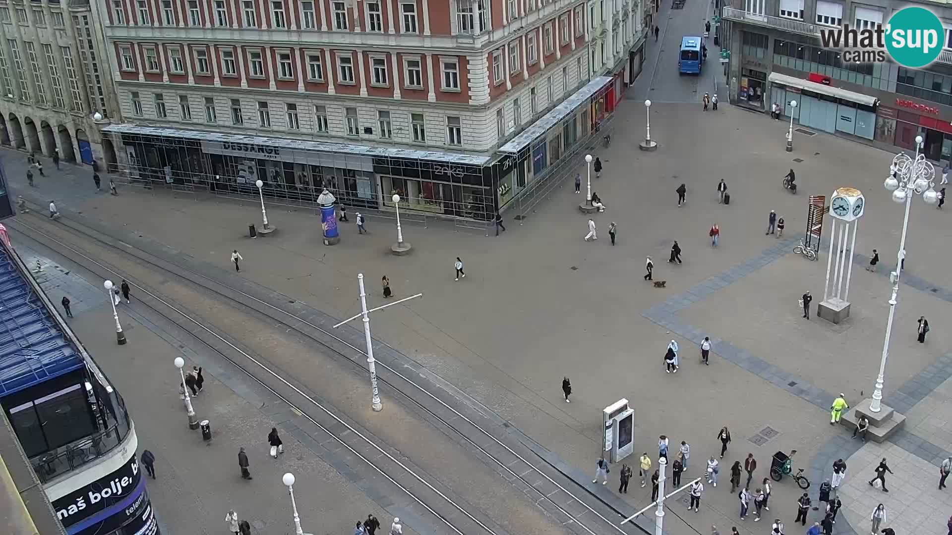 LIVE Webcam Zagreb Hotel Dubrovnik | Ban Jelačić square