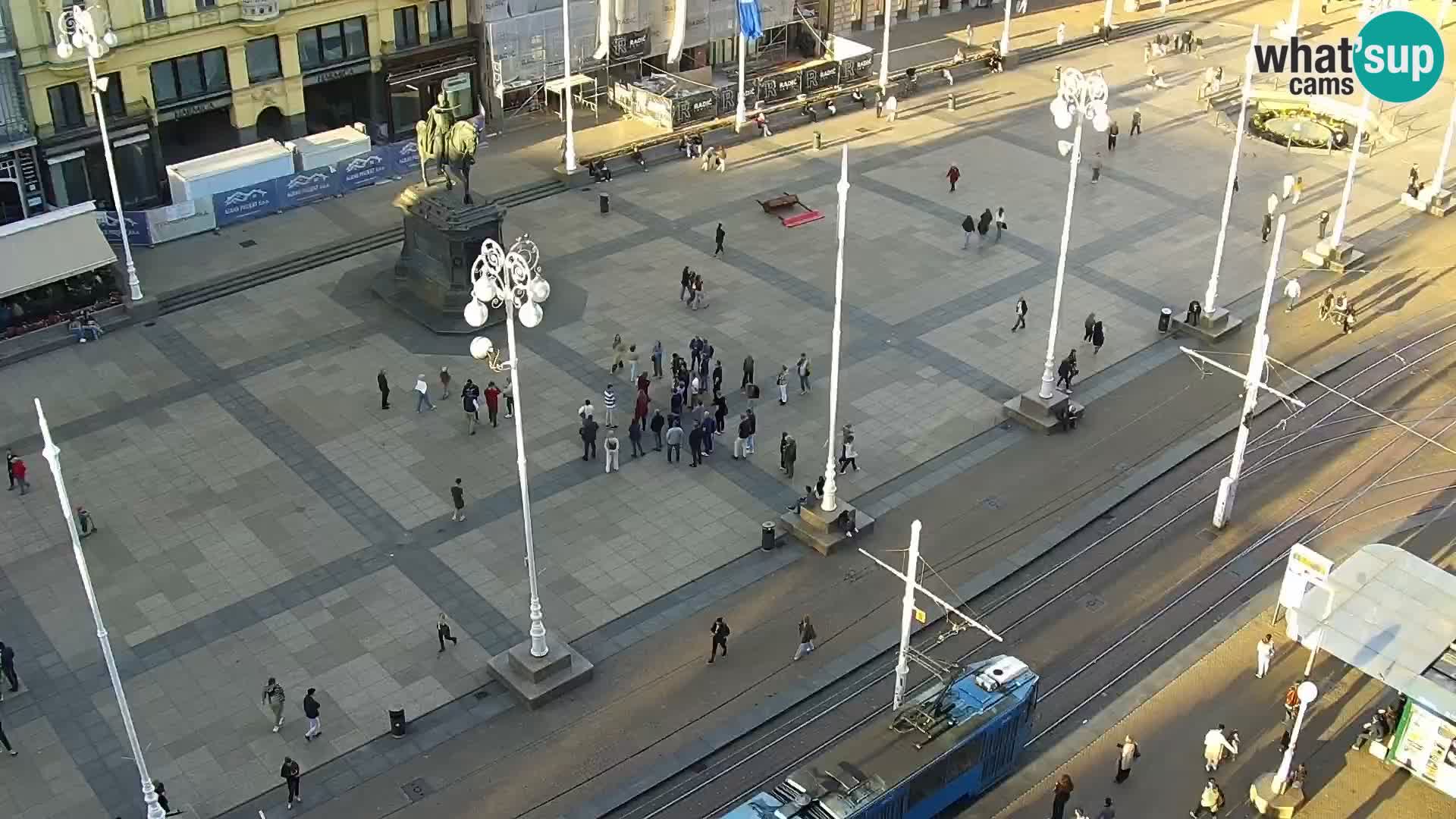 LIVE Webcam Zagreb Hotel Dubrovnik | Ban Jelačić square