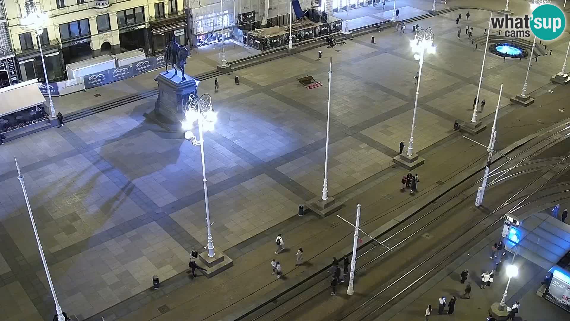 LIVE Webcam Zagreb Hotel Dubrovnik | Ban Jelačić square
