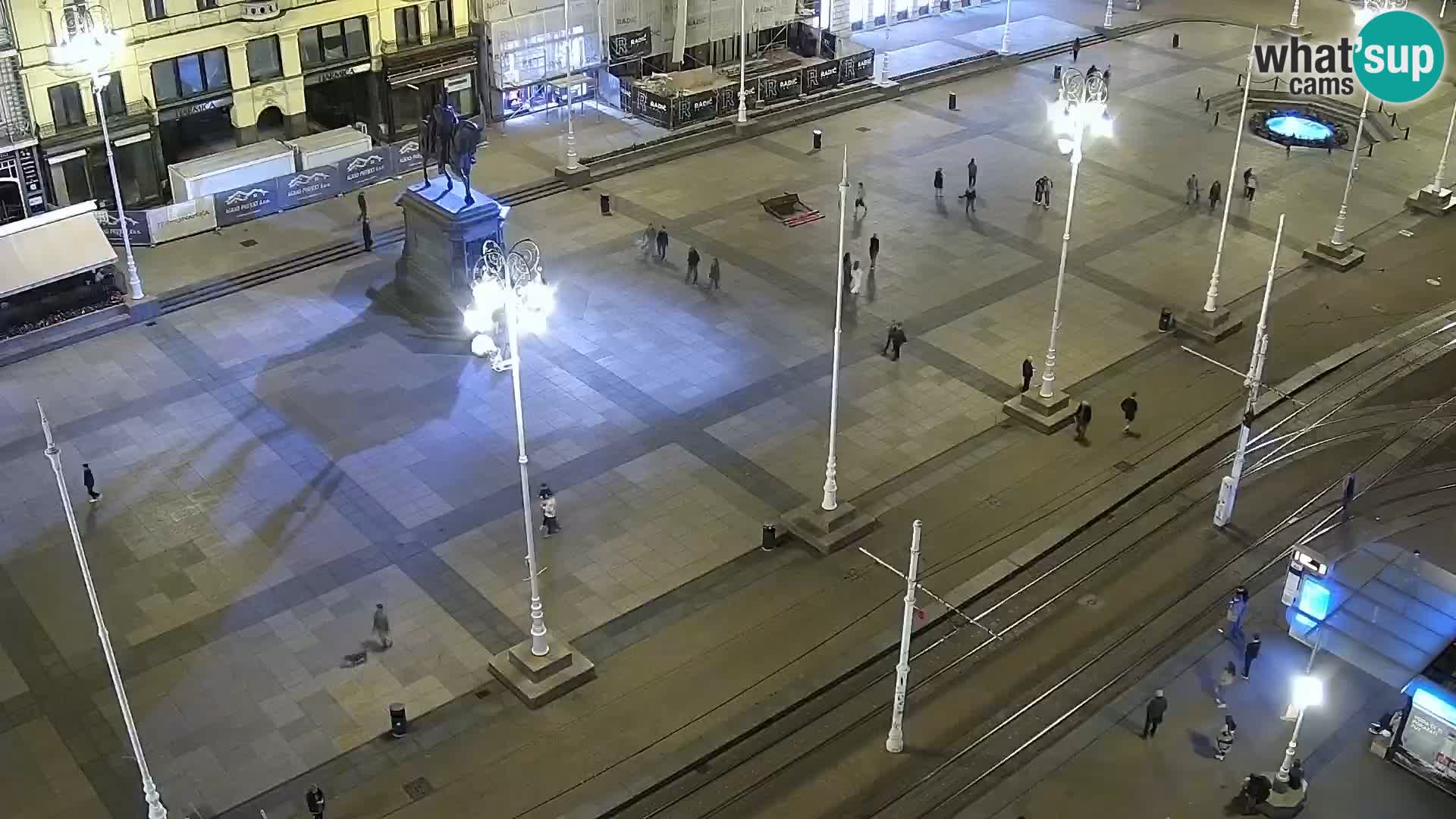 LIVE Webcam Zagreb Hotel Dubrovnik | Ban Jelačić square