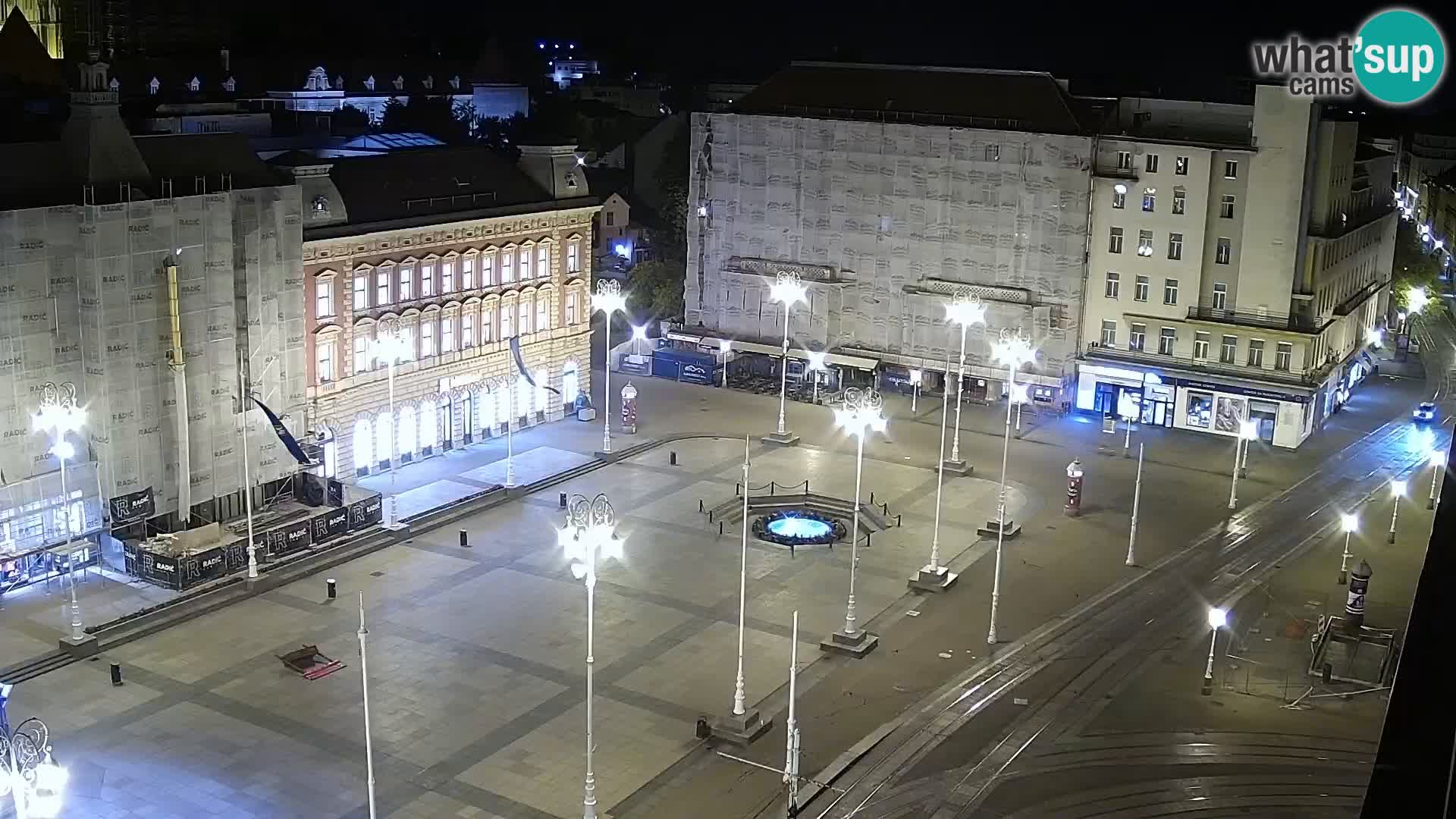 Piazza Ban Jelačić livecam Zagreb – Hotel Dubrovnik