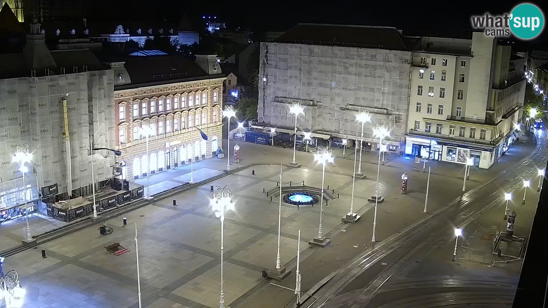 Trg Bana Jelačića web kamera Zagreb – Hotel Dubrovnik