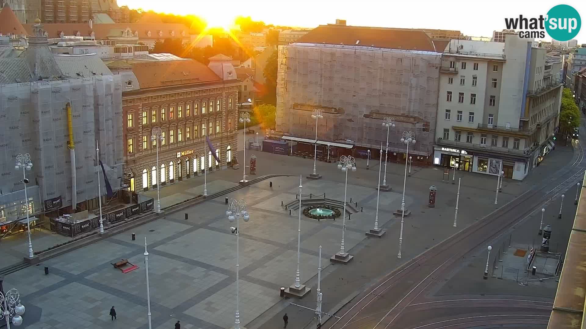 Ban Jelačić live cam Zagreb – Hotel Dubrovnik