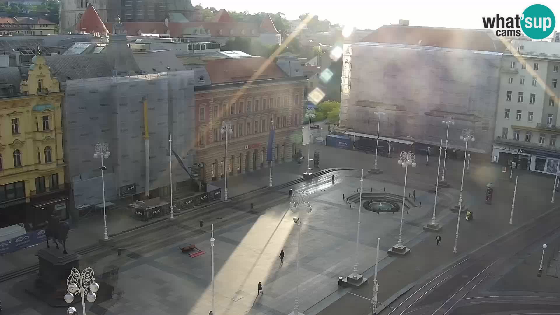 Plaza Ban Jelačić camera en vivo Zagreb – Hotel Dubrovnik
