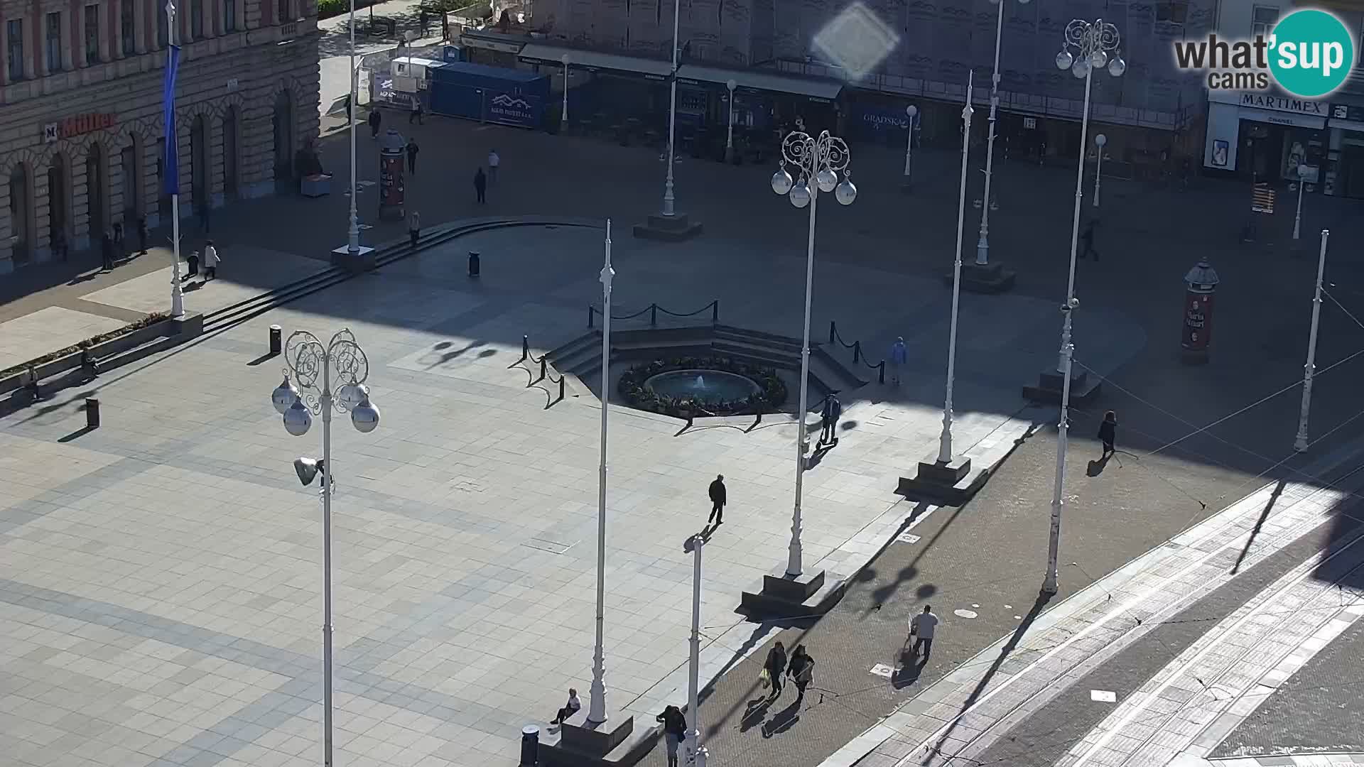 LIVE Webcam Zagreb Hotel Dubrovnik | Ban Jelačić square