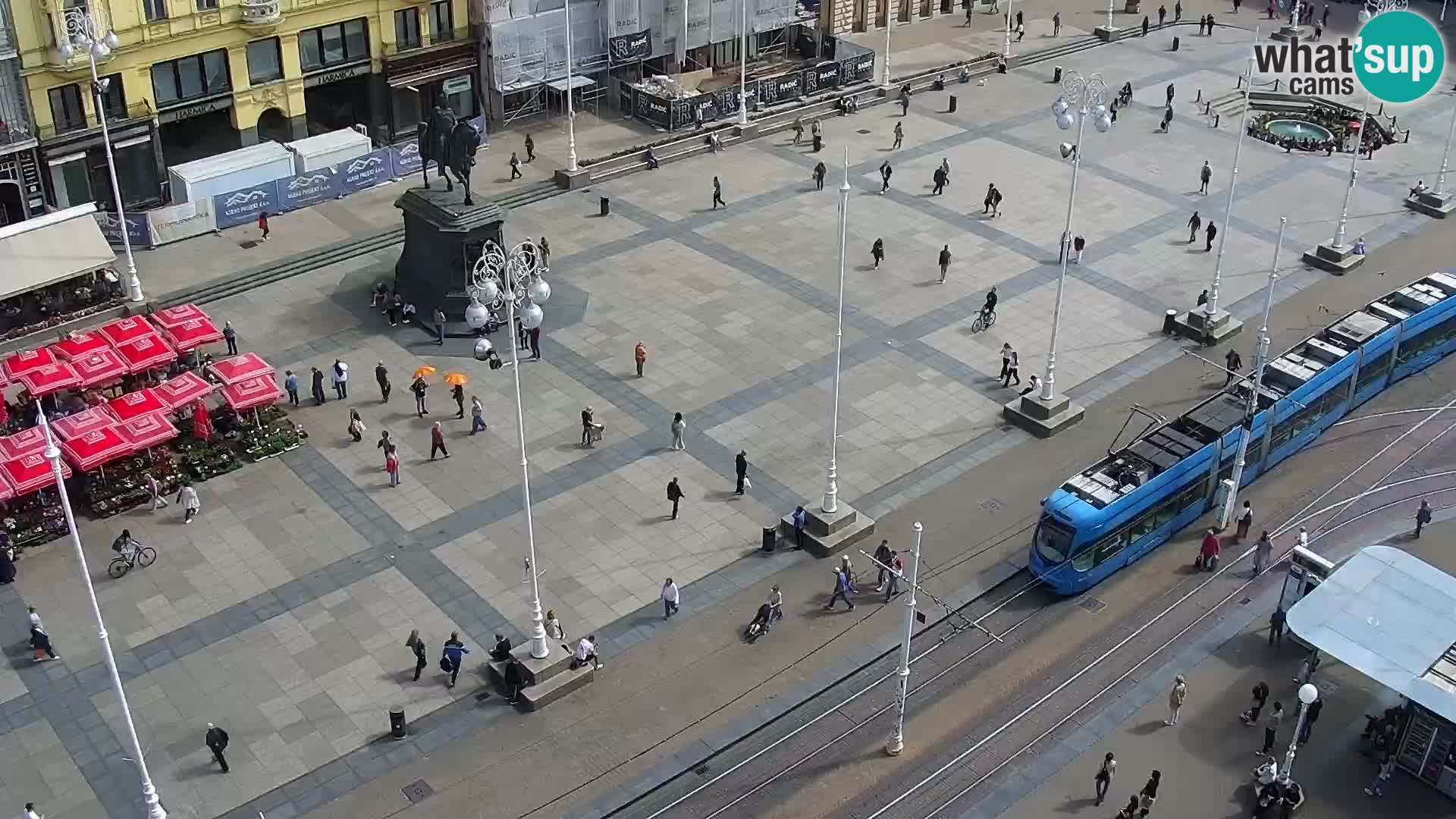 Piazza Ban Jelačić livecam Zagreb – Hotel Dubrovnik