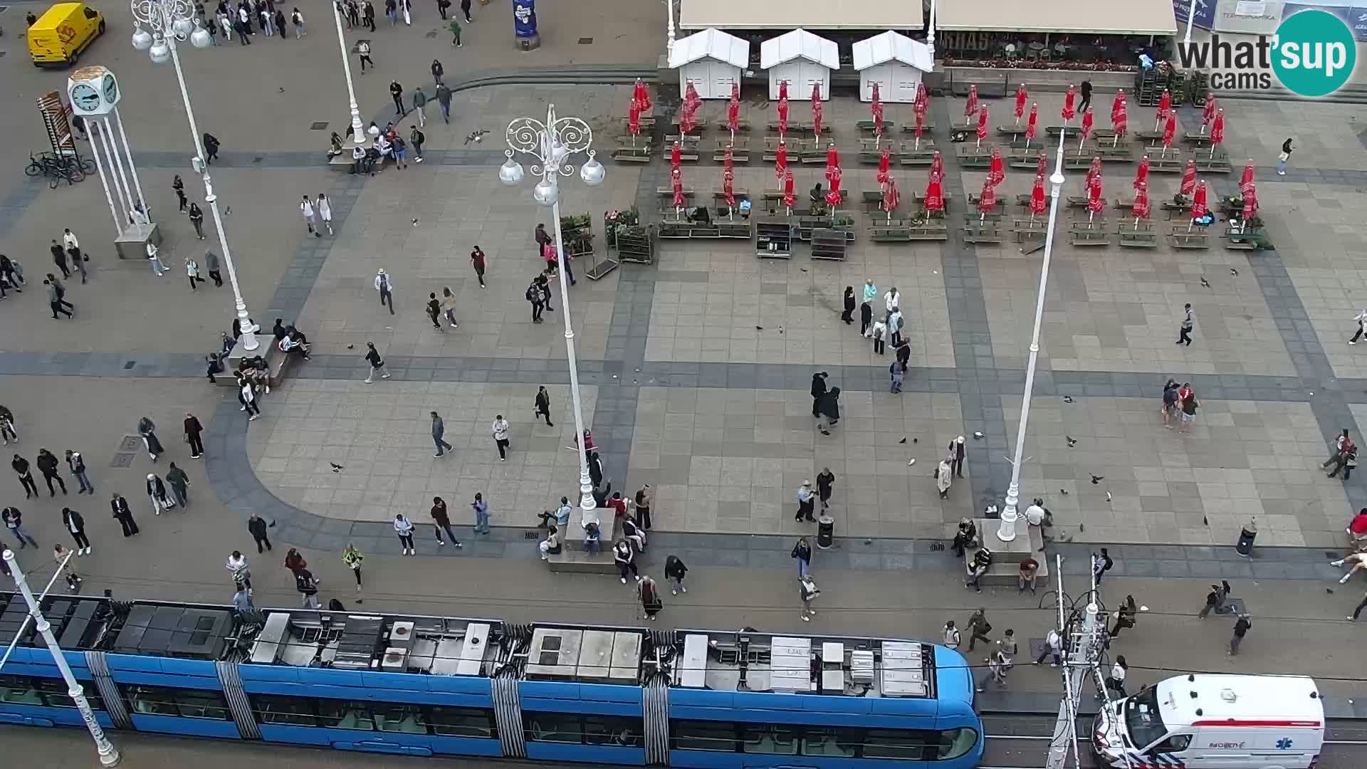 LIVE Webcam Zagreb Hotel Dubrovnik | Ban Jelačić square