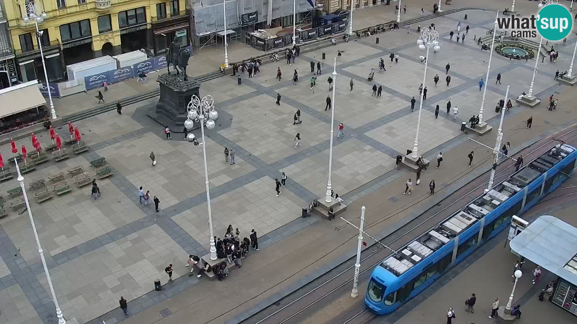 Ban Jelačić Platz  Live webcam Zagreb – Hotel Dubrovnik
