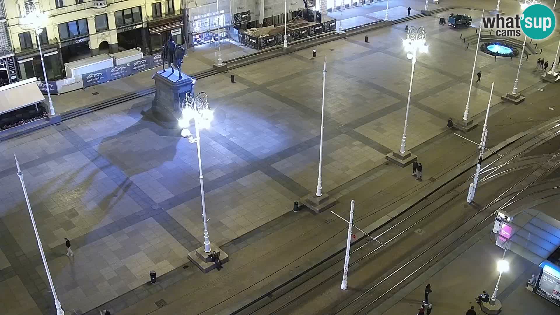 Plaza Ban Jelačić camera en vivo Zagreb – Hotel Dubrovnik