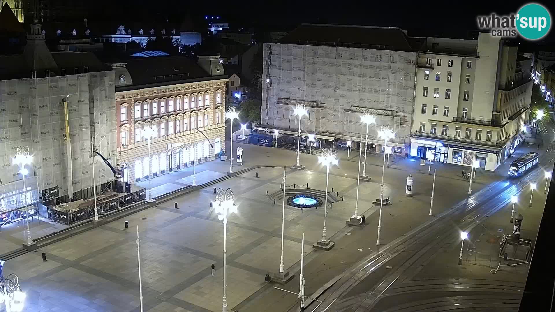 Plaza Ban Jelačić camera en vivo Zagreb – Hotel Dubrovnik