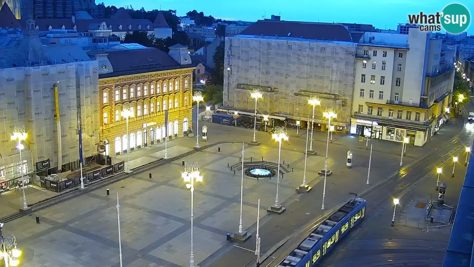 Plaza Ban Jelačić camera en vivo Zagreb – Hotel Dubrovnik