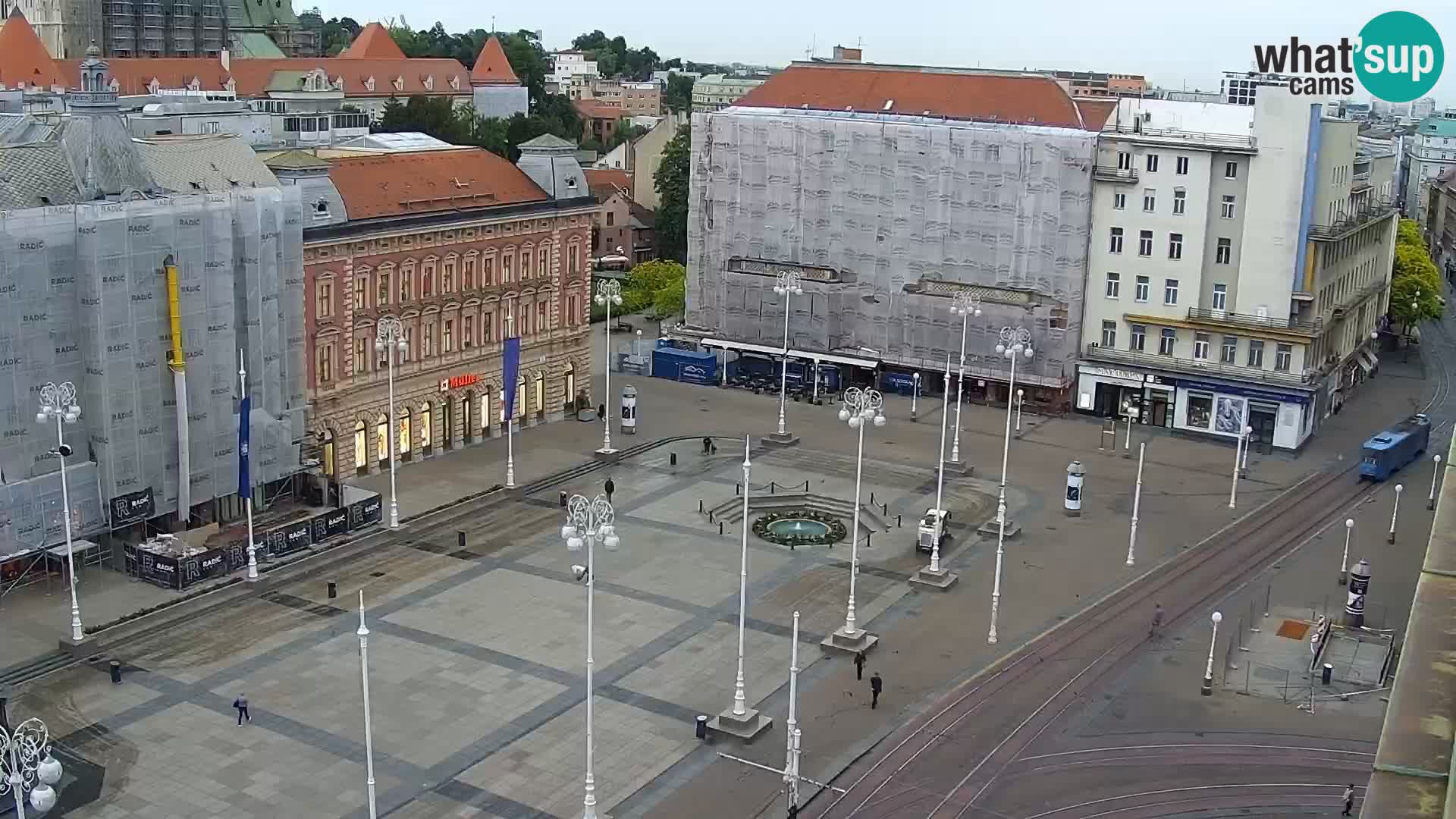 LIVE Webcam Zagreb Hotel Dubrovnik | Ban Jelačić square