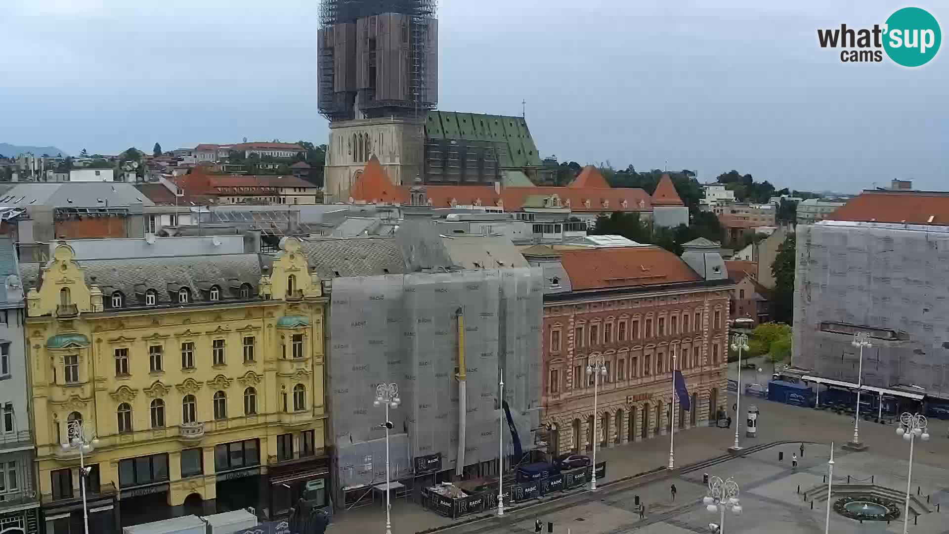 Piazza Ban Jelačić livecam Zagreb – Hotel Dubrovnik