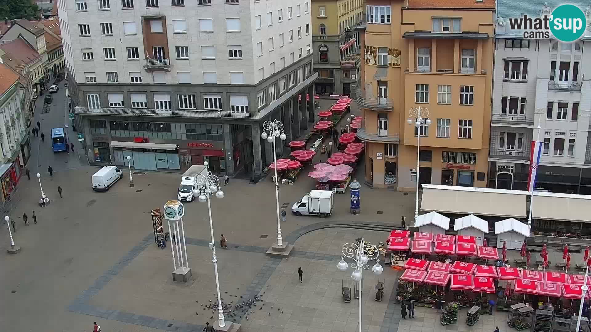 LIVE Webcam Zagreb Hotel Dubrovnik | Ban Jelačić square