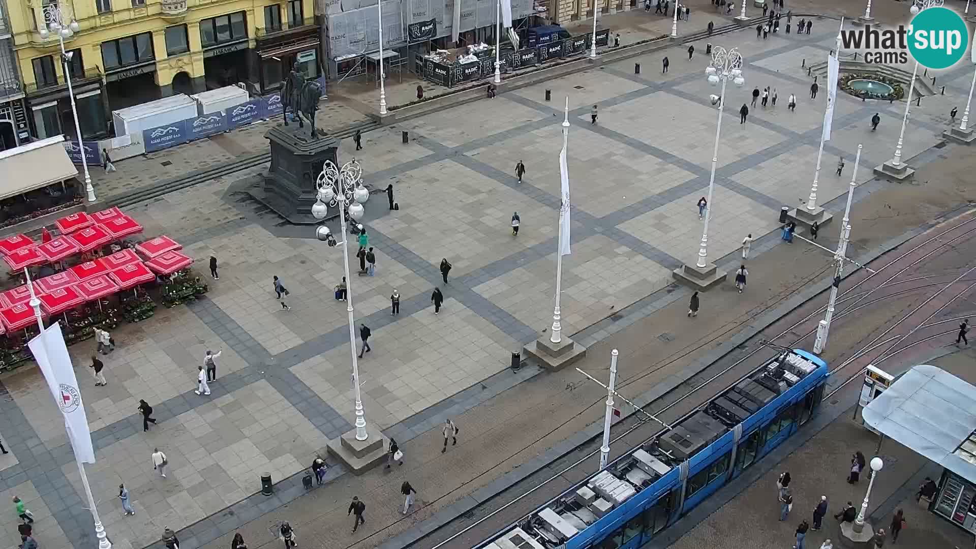 Ban Jelačić Platz  Live webcam Zagreb – Hotel Dubrovnik