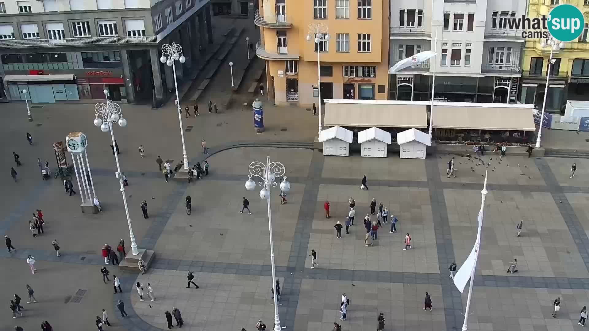 Ban Jelačić Platz  Live webcam Zagreb – Hotel Dubrovnik