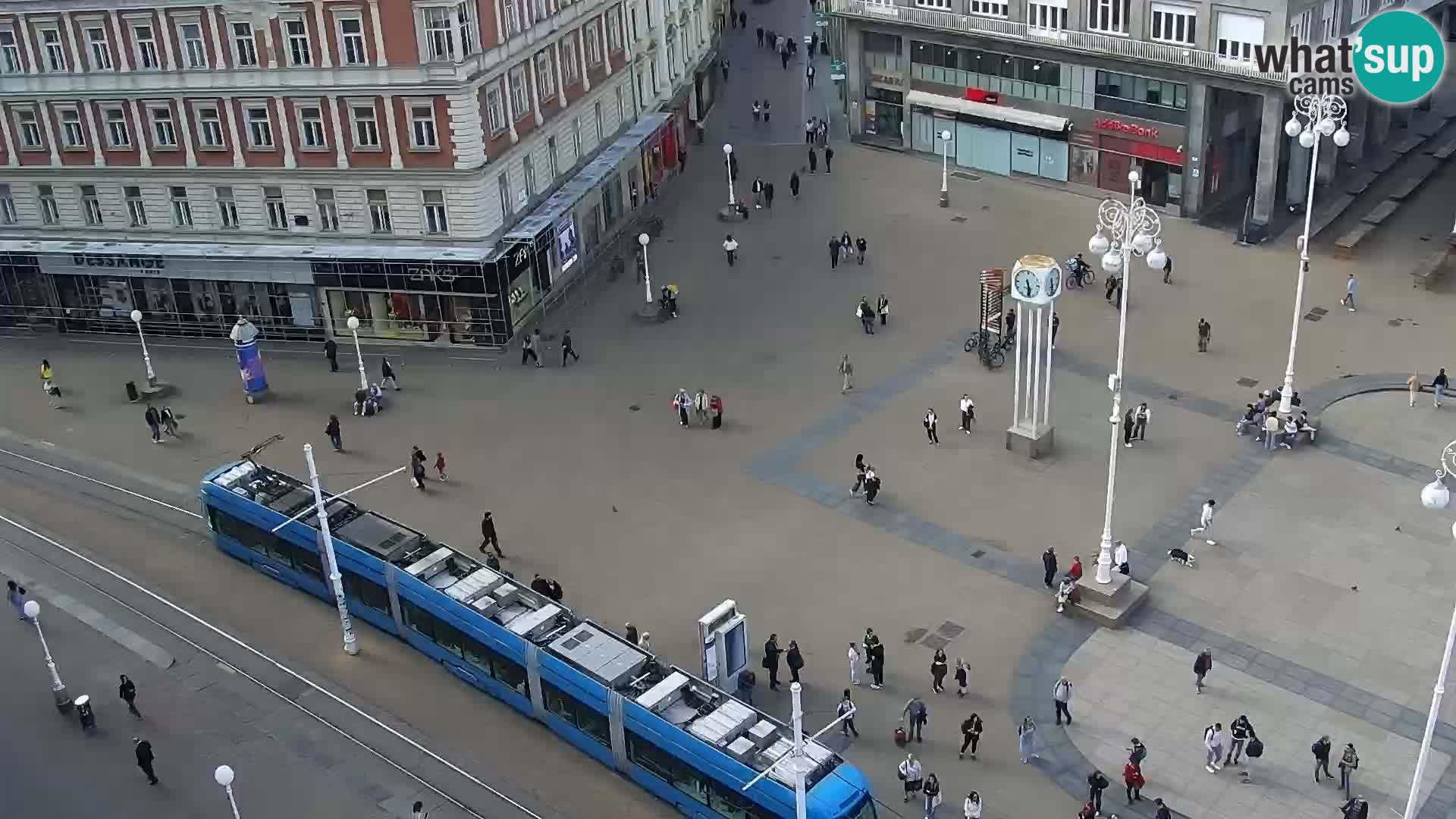 LIVE Webcam Zagreb Hotel Dubrovnik | Ban Jelačić square