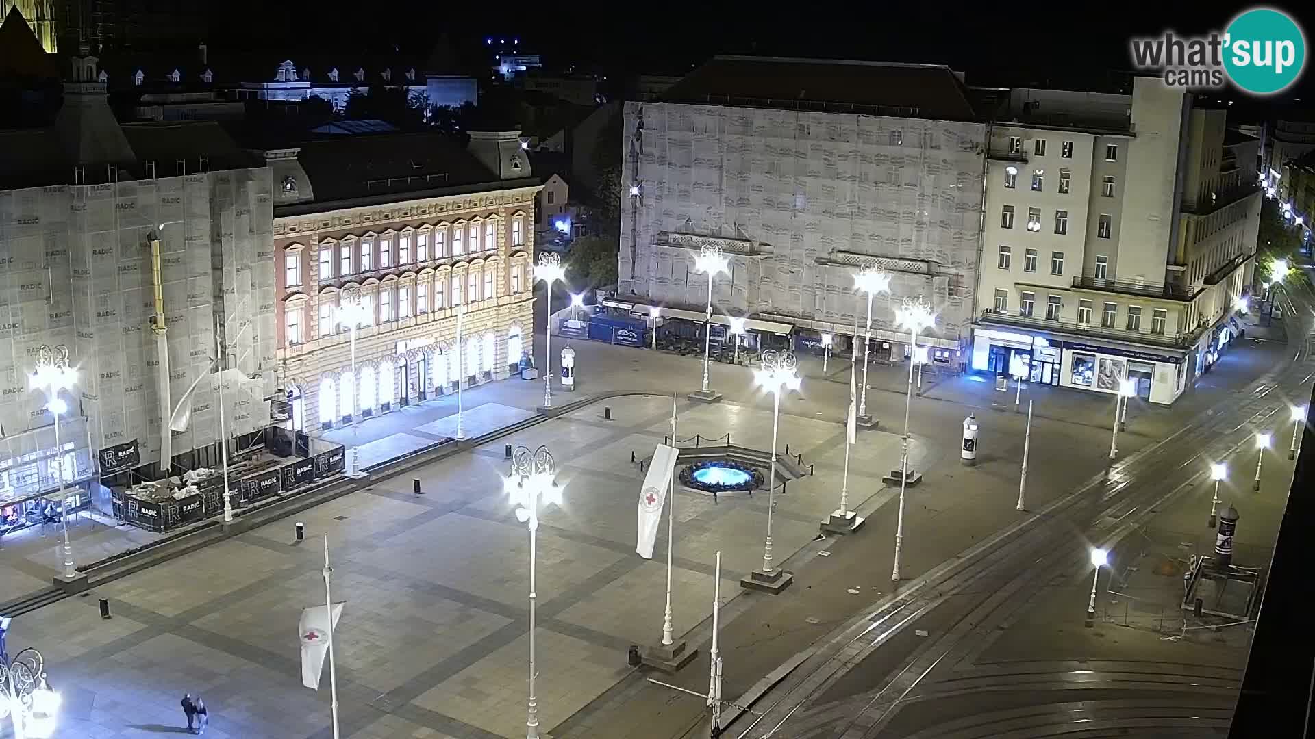 Piazza Ban Jelačić livecam Zagreb – Hotel Dubrovnik