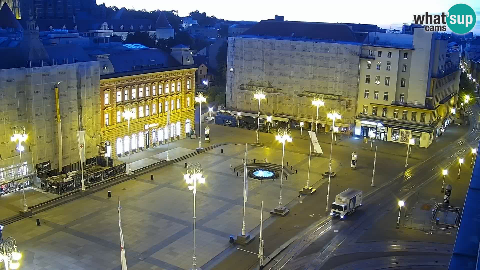 Ban Jelačić live cam Zagreb – Hotel Dubrovnik